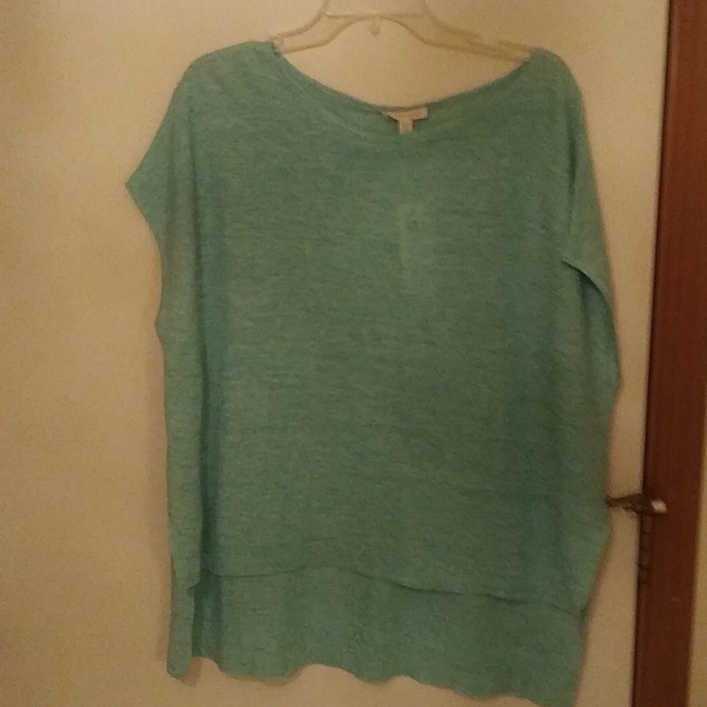 Eileen Fisher Women's Cap Sleeve Poncho/Loose top.